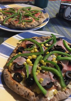 Una foto de ¿Pizza Saludable?🍕