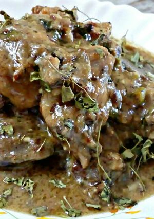 A picture of Chicken Mirch Malai.