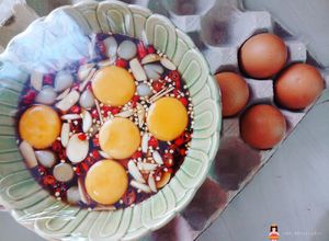 รูปของ ไข่แดงดองน้ำปลากวน,,,🔥🌶🍯🥚🍯🌶🔥