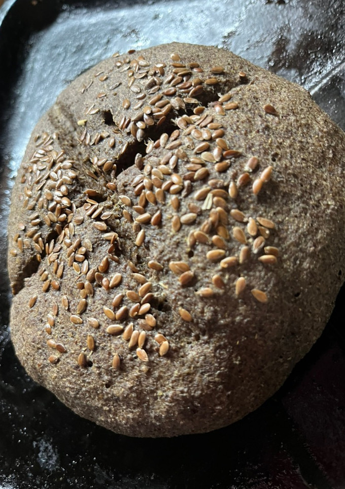 Una foto de Pan de lino y chía (sin harina)