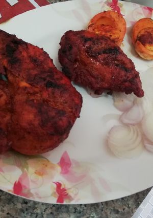 A picture of Tandoori chicken.