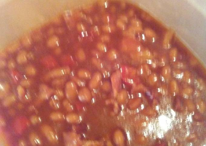 Simple Way to Make Speedy Baked Beans (microwave style)