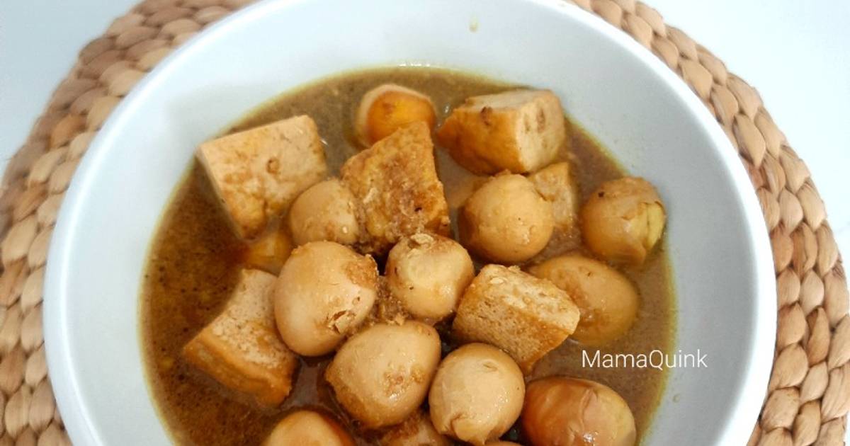 Resep Semur Telur Puyuh Oleh Mamaquink Cookpad