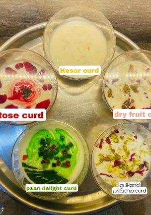 A picture of Flavoured curd.