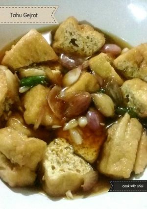 Foto resep Tahu Gejrot #PekanInspirasi #BikinRamadanBerkesan