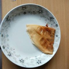 A picture of Super easy and yummy soft pancake.