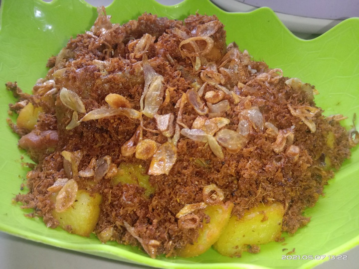 Resep Ayam goreng serundeng kentang, Lezat