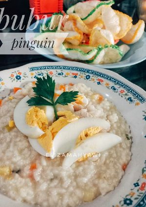 Foto resep Bubur pinguin (ayam Banjar)