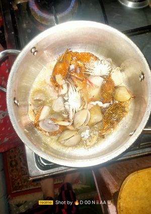 صورة لوصفة شوربه سى فوود بالكريمه