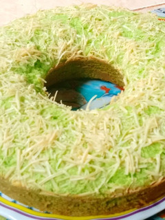 Foto resep Bolu pandan keju