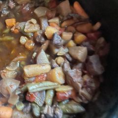 A picture of Beef stew.