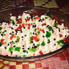 A picture of Fruit cream chaat.