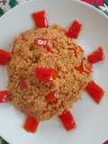 Couscous al peperone e salsa di soia ;)
