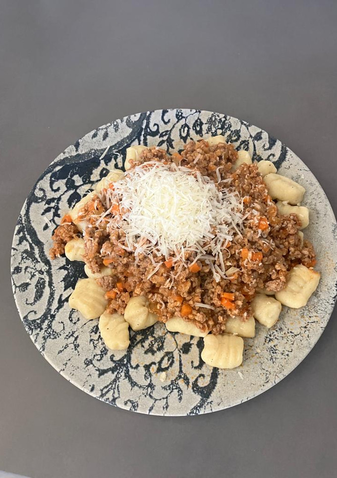 Una foto de Ñoquis caseros