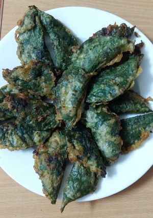 Hình của món Chả lá lốt chiên giòn.