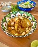 Pollo con salsa de cacahuetes