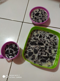 Foto resep Puding susu oreo