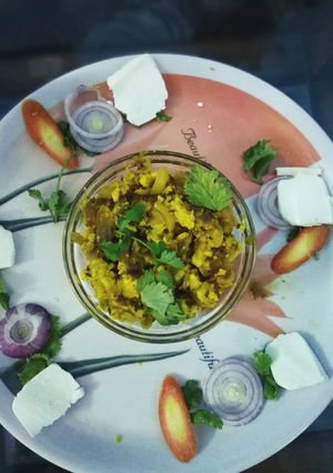 A picture of Paneer bhurji.