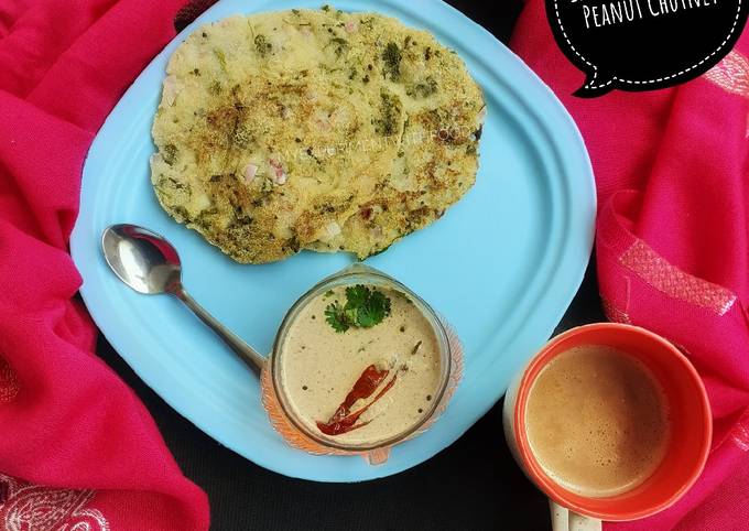 Instant Rava Onion Dosa