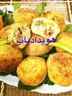 صورة لوصفة بطاطس مسلوقه باللحمه المعصجه
