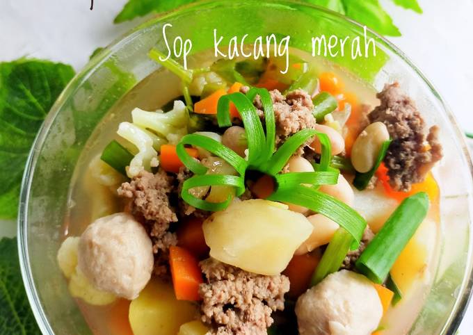 Resep Sop kacang merah Anti Gagal