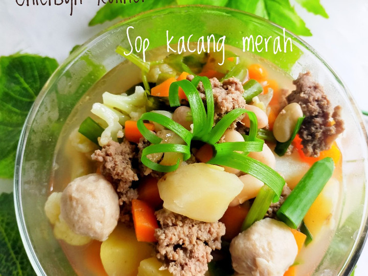 Resep Sop kacang merah Anti Gagal