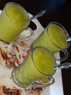 عکسی از دستور 🍹یخ در بهشت طالبی🍹
