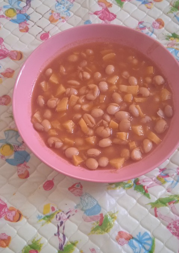 عکسی از دستور خوراک لوبیا چیتی