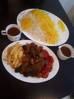 عکسی از دستور چلو گوشت