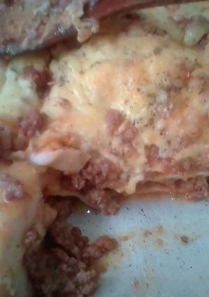 Una foto de Pasticho de carne sencillo de preparar