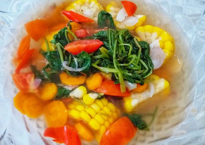 Sayur Asem Kangkung (Bumbu Iris)