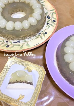 Foto resep Longan Chia Puding