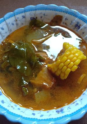 Foto resep Sayur Asem Kuah Coklat Kemerahan