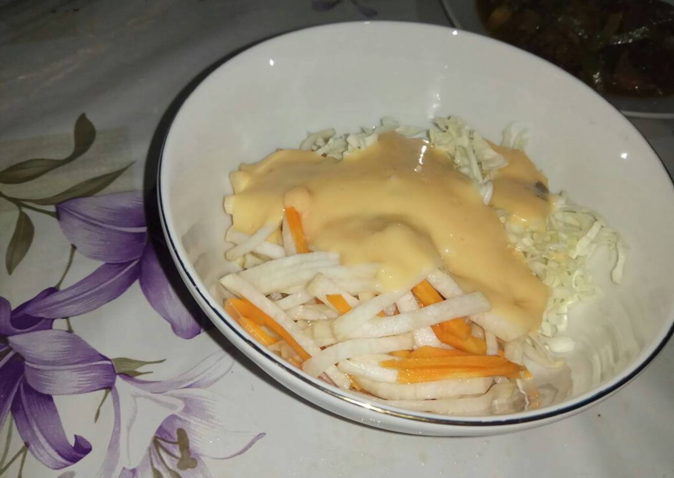 Salad ala hokben - resep kuliner nusantara