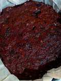 Brownie Saludable de Plátano