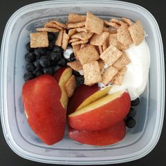A picture of Easy healthy quick breakfast.