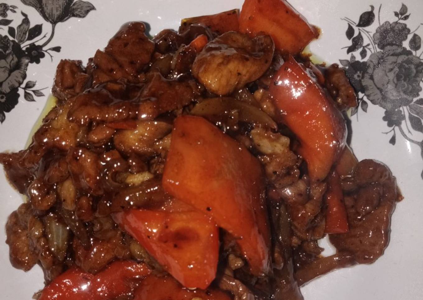 Daging sapi lada hitam
