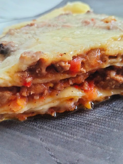 Una foto de Lasagna en sartén
