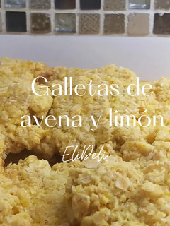 Una foto de Galletitas de avena y limón