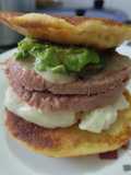Sándwich de queso y mortadela casera🥪🥙🥯!!!