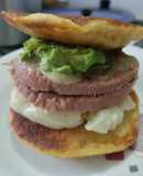 Sándwich de queso y mortadela casera🥪🥙🥯!!!
