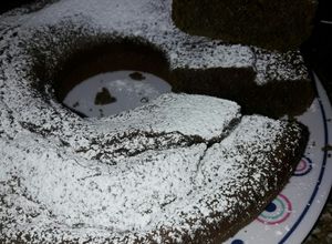 Una foto de Budín de lentejas y chocolate 🍫