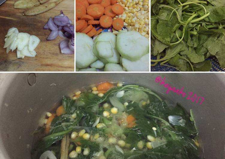 Cara Cepat Makan di DimeSayur Bening Bayam