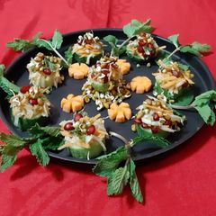 Cucumber Sprouted Salad A picture of Cucumber Sprouted Salad.