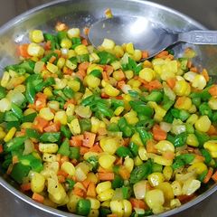 A picture of Winter warm salad.