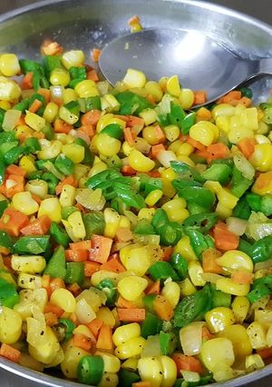 A picture of Winter warm salad.