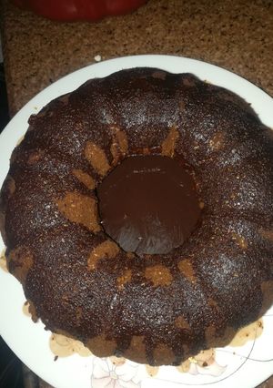 صورة لوصفة كيك تشوكليت دايت 😋💛