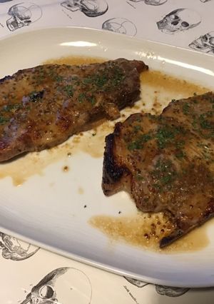 Une photo de Côtes de porc marinées grillées