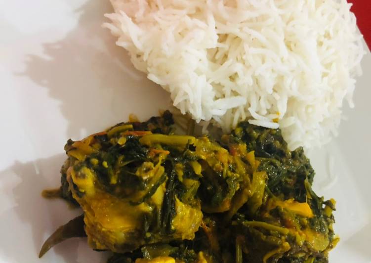 Stew palak gosht