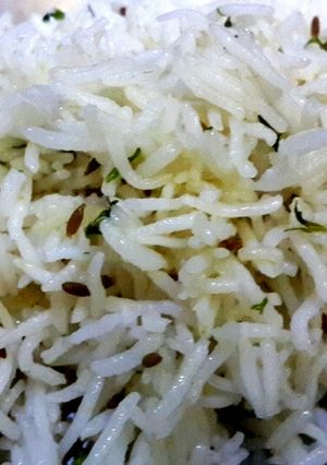 A picture of Jeera Rice.